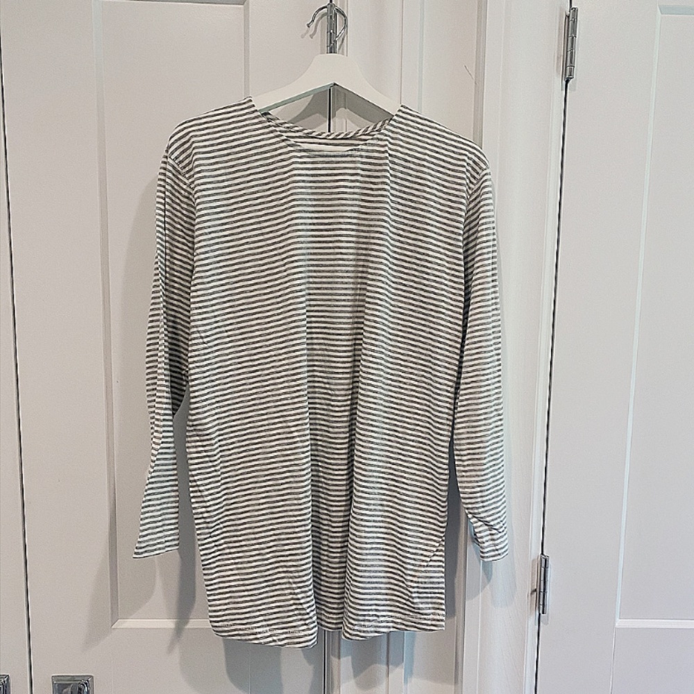 Garnet Hill Gray Size Small Maternity Shirt